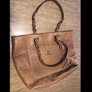 Weimeibaige Brown Leather Bag